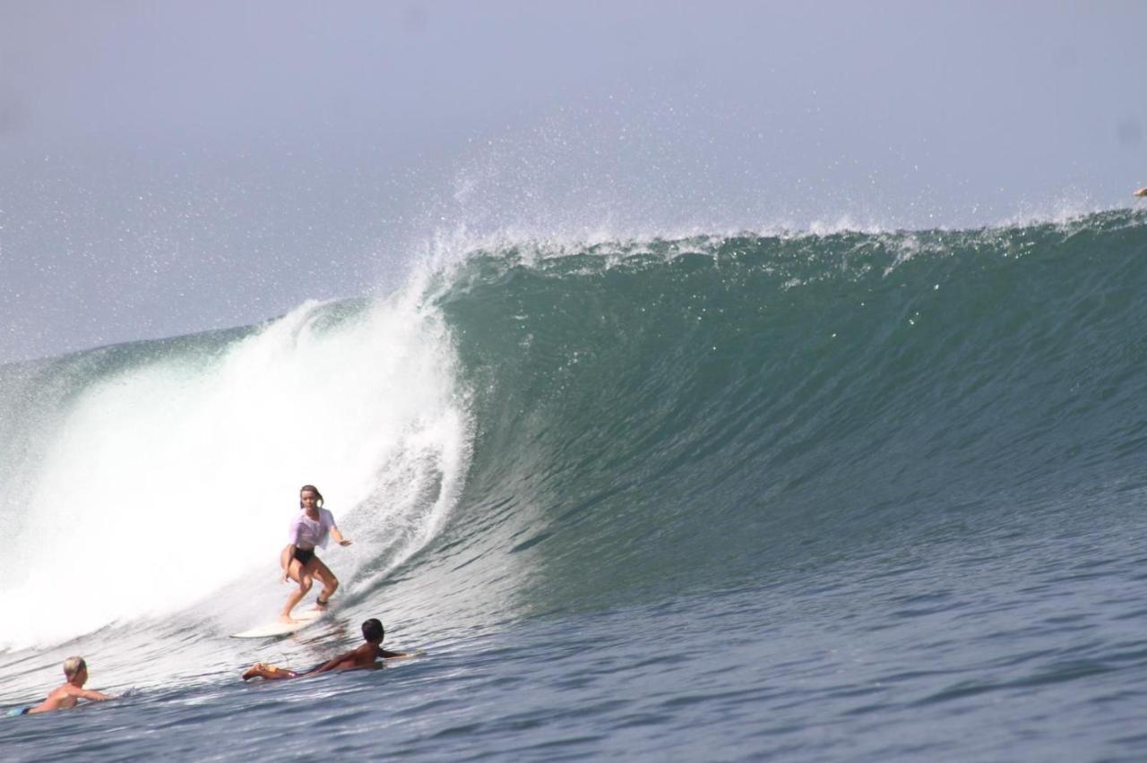 Medewi Secret Surfcamp Hotell Pulukan Eksteriør bilde